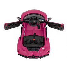 Lamborghini Revuelto 12V Kids Ride on Car With Remote Leather Seats EVA Wheels - Pink