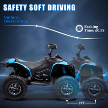 Can-Am Kids 24V Electric Ride On Quad Bike - blue