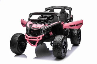 Licensed CanAm Mini Maverick UTV 24v Kids Electric Buggy - in PINK