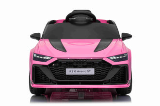 Kids Audi RS6 Avant GT Electric Ride on Car With parental control 4 motors 4 wheel drive in pink