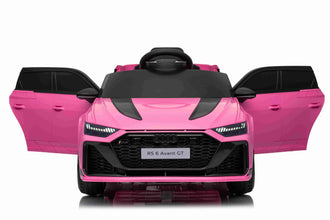 Kids Audi RS6 Avant GT Electric Ride on Car With parental control 4 motors 4 wheel drive in pink