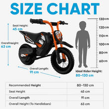 Kubbi Mini Electric Dirt Bike for Kids (Ages 3-6)