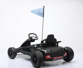 24v Electric Drifting Go kart  With Controller - Racer Edition In Black