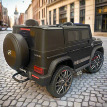Mercedes G63 12V Optional High Door Kids Ride On Car - MATT BLACK