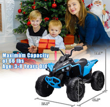 Can-Am Kids 24V Electric Ride On Quad Bike - blue