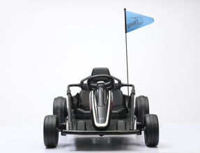 24v Electric Drifting Go kart  With Controller - Racer Edition In Black