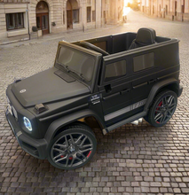 Mercedes G63 12V Optional High Door Kids Ride On Car - MATT BLACK