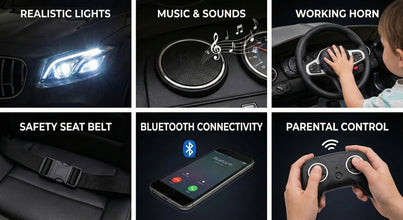 Licensed BMW M4 Electric 12V Kids Ride on Car With Remote - White