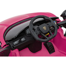 Lamborghini Revuelto 12V Kids Ride on Car With Remote Leather Seats EVA Wheels - Pink