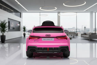 Kids Audi RS6 Avant GT Electric Ride on Car With parental control 4 motors 4 wheel drive in pink