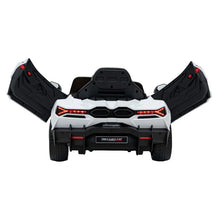 Licensed Lamborghini Revuelto 12V Kids Ride on Car With Remote Leather Seats EVA Wheels - White