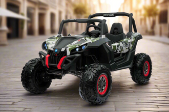 24V UTV-MX Kids 2 Seater Electric Ride on Buggy - Camo