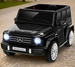 Mercedes G500 G Wagon Kids 12V Electric Ride On Jeep In Black
