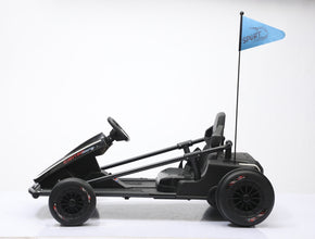 24v Electric Drifting Go kart  With Controller - Racer Edition In Black