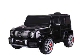 Licensed Mercedes G63 12v Ride on Car SUV with Remote - Black - With High Doors