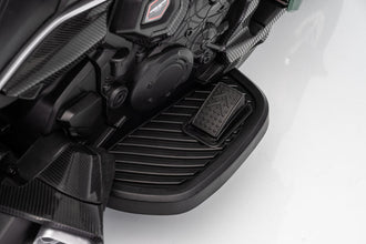 Ducati Diavel Bentley Kids 12v Ride on Electric Motor Bike with Stabilizer - Green