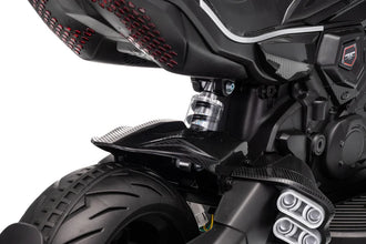 Ducati Diavel Bentley Kids 12v Ride on Electric Motor Bike with Stabilizer - Green