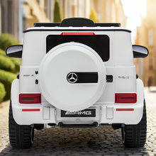 Licensed Mercedes G wagon G63 12v upgraded kids ride on Car Jeep with parental remote control  - White