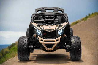 Licensed CanAm Mini Maverick UTV 24v Kids Electric RIDE Buggy - in khaki