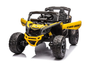 Licensed CanAm Mini Maverick UTV 24v Kids Electric Buggy - in yellow