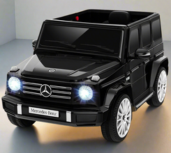 Mercedes G500 G Wagon Kids 12V Electric Ride On Jeep In Black