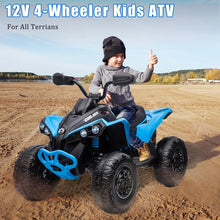 Can-Am Kids 24V Electric Ride On Quad Bike - blue