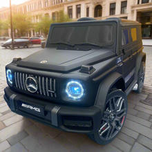Mercedes G63 12V Optional High Door Kids Ride On Car - MATT BLACK