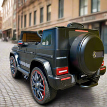 Mercedes G63 12V G wagon Ride On Car with parental control and Bluetooth music connectivity - MATT BLACK