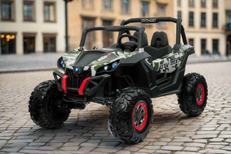 24V UTV-MX Kids 2 Seater Electric Ride on Buggy - Camo