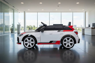 Kids Audi RS6 Avant GT Electric Ride on Car With parental control 4 motors 4 wheel drive in white