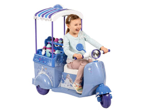 Huffy Disney Frozen Kids 6V Electric Ride on Ice Cream Kart