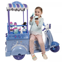 Huffy Disney Frozen Kids 6V Electric Ride on Ice Cream Kart