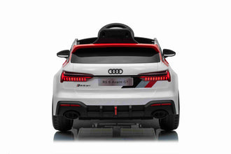 Kids Audi RS6 Avant GT Electric Ride on Car With parental control 4 motors 4 wheel drive in white