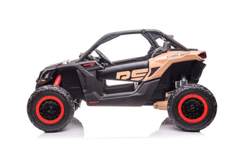 48v Can-Am RS Kids ride on Buggy UTV, Licensed RS Version - Black/gold