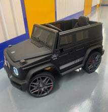 Mercedes G63 12V Optional High Door Kids Ride On Car - MATT BLACK