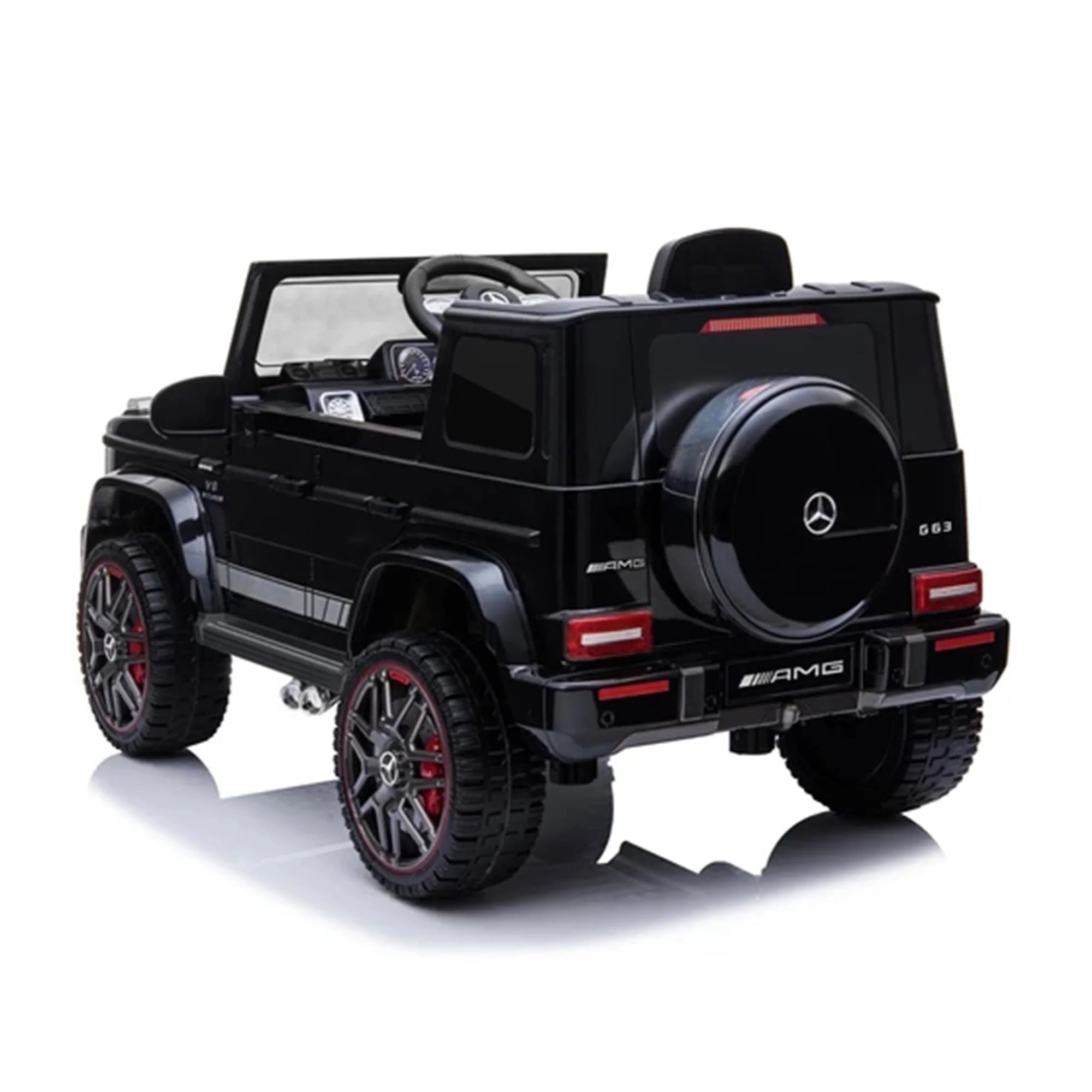 Black mercedes outlet power wheels