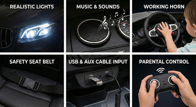 Licensed Kids Bentley Supersports 2 Seater Electric Ride On Car In white with parental control