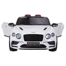 Licensed Kids Bentley Supersports 2 Seater Electric Ride On Car In white with parental control