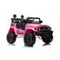 Toyota Land Cruiser FJ40 12v Kids Electric ride on car Ride On Car with parental control and self drive - Pink