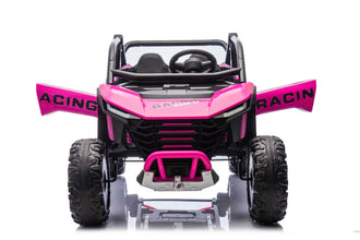 24v Powerful Two Seater Ride on Buggy Desert UTV with Remote - Pink