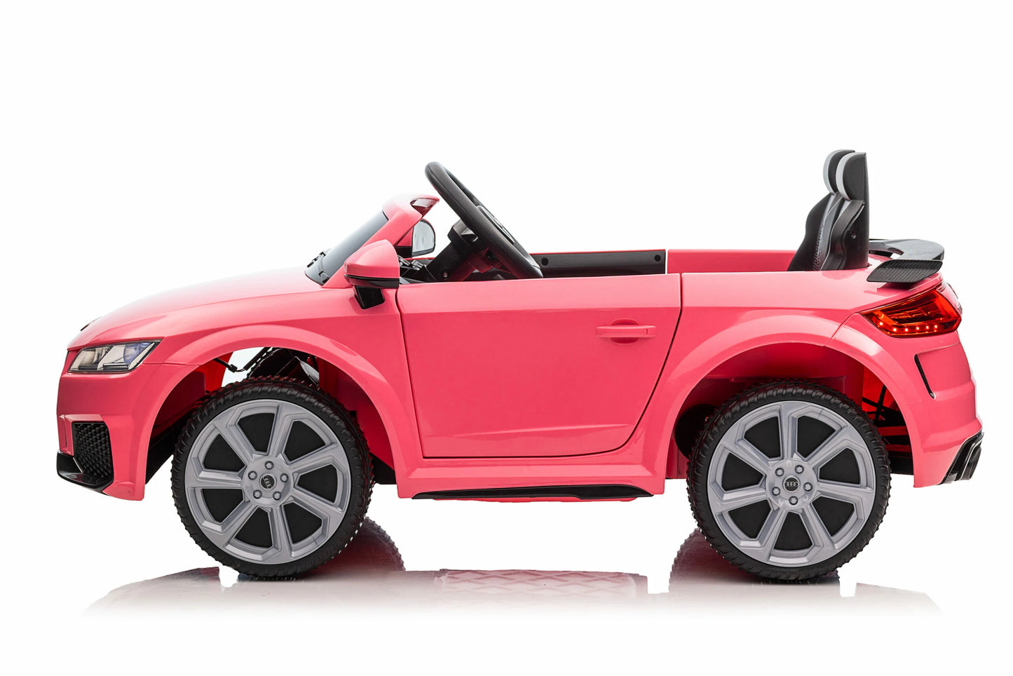 Audi TT-RS Kids 12V Licensed Ride On Car with parental control In Pink