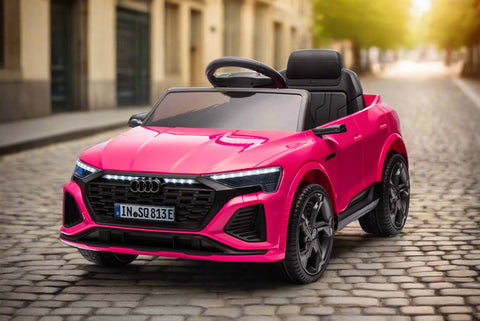 Audi SQ8 Ride on Car for Kids 12v with Remote - Pink