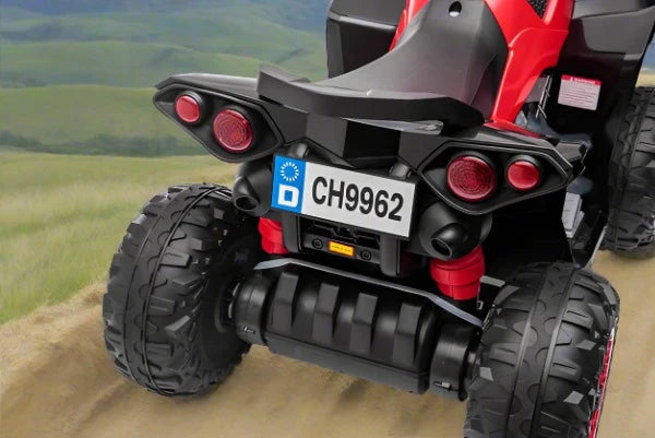 Predator ATV Kids 12V Ride On Quad Bike UPGRADED RED