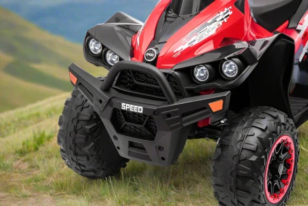 Predator ATV Kids 12V Ride On Quad Bike UPGRADED RED