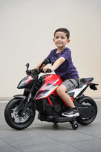 Official KTM Superduke 12v Ride On Kids Bike with Extra Power & Stabilizers - Red