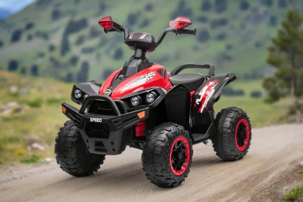 Predator ATV Kids 12V Ride On Quad Bike UPGRADED RED