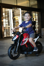 Official KTM Superduke 12v Ride On Kids Bike with Extra Power & Stabilizers - Red