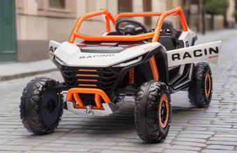 24v Powerful Two Seater Ride on Desert UTV Buggy with Remote - White