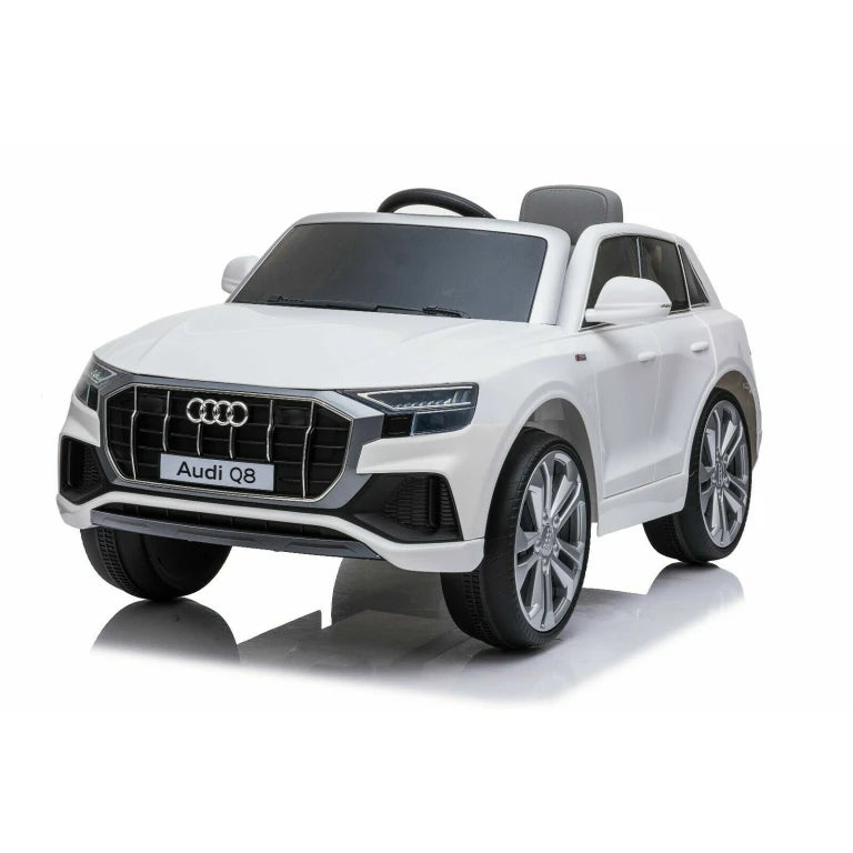 Audi Q8 S Line Kids 12V Licensed Ride on Car with parental control In White