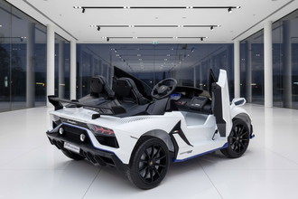 Licensed Lamborghini SVJ 2 Seater 24v Kids Ride on Car With Parental control in White